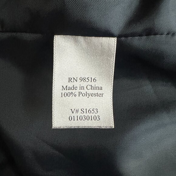 Coldwater Creek Navy Faux Suede Button Military Jacket Casual Sz 14 - Picture 5 of 7